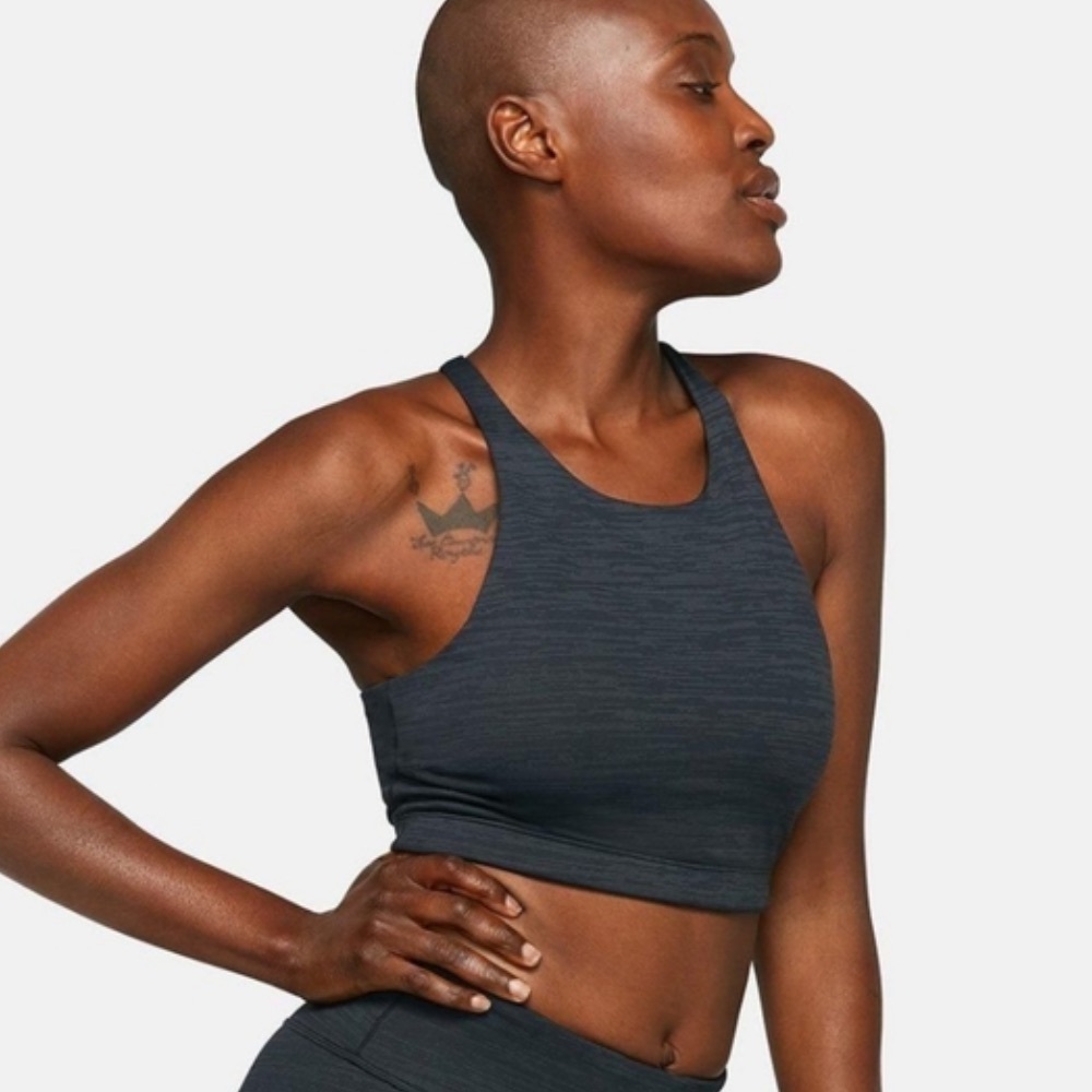 Outdoor Voices Move Free Night Crop Top Sports Bra